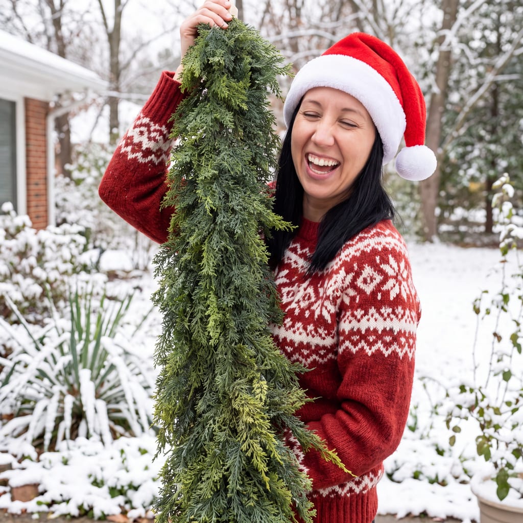 Jingle Cedar Garland