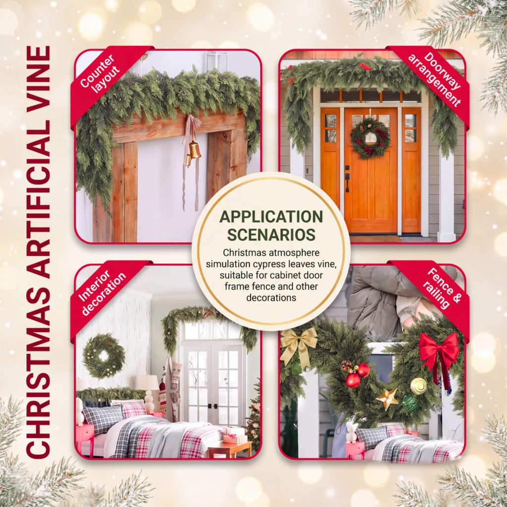 Jingle Cedar Garland
